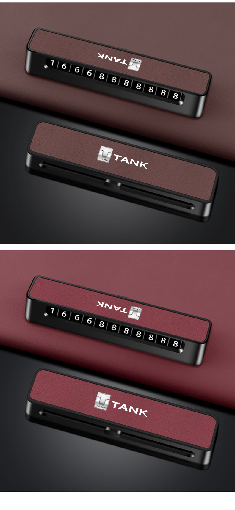 Temporary Parking Number Plate for Tank 300 500 500Hi4-T