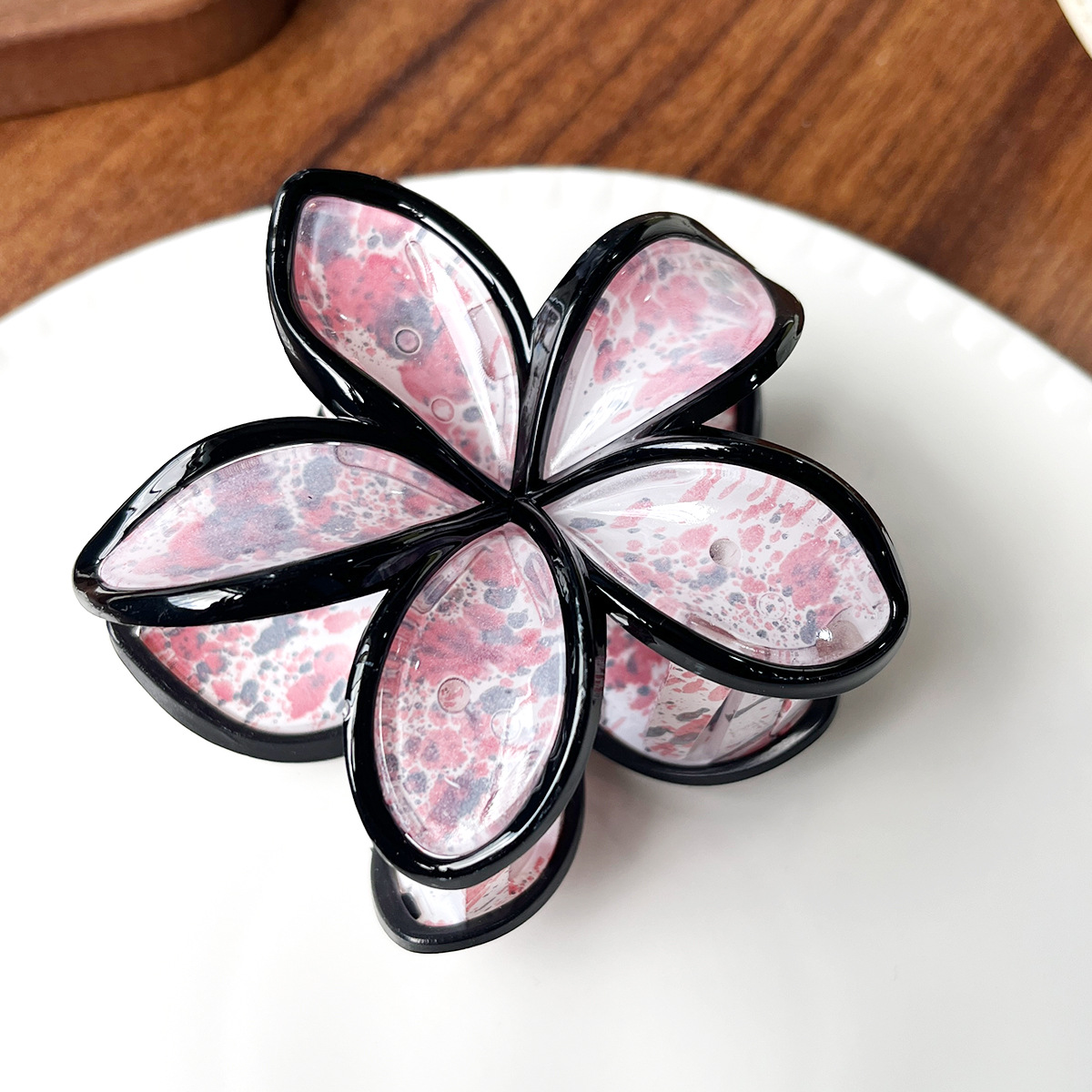 Colorido huevo flor agarrar clip de vacaciones de verano para mujeres cabello de cola de caballo tarjeta de cabello transfronteriza Europa y América nuevo al por mayor al por mayor universal