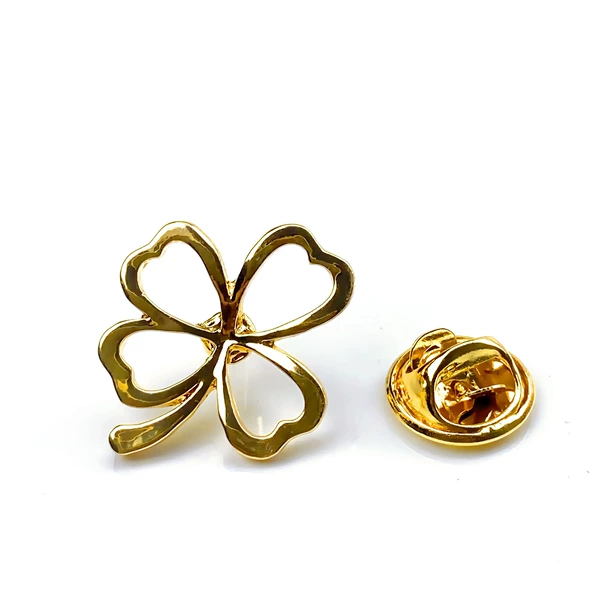 Brooch, four-leaf clover
