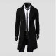 [M-5XL] Cross-border 2024 New Men's Mid-length Double-breasted Coat Casual Fashion Coat