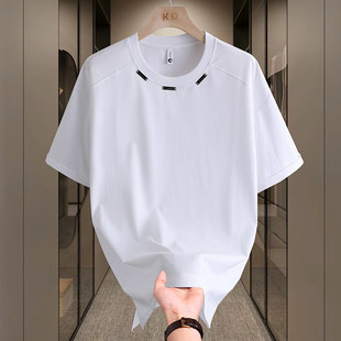 1192 Summer New Loose Short-Sleeved T-Shirt Men's Trendyy Fashionable Breathable Gas Shirt
