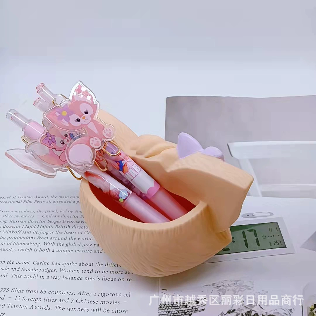 Трехмерный модный милый мультяшный держатель для ручек для дома, интернет-знаменитость