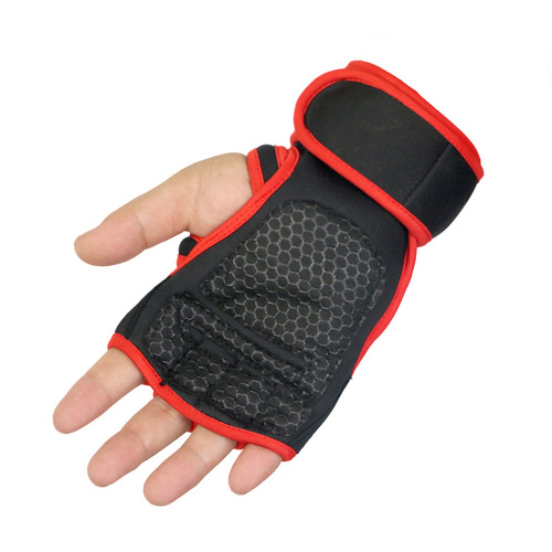 Fitness gloves weightlifting half-finger dumbbells for men and women sports palm protector anti-slip cross-border equipment protective training wrist gloves