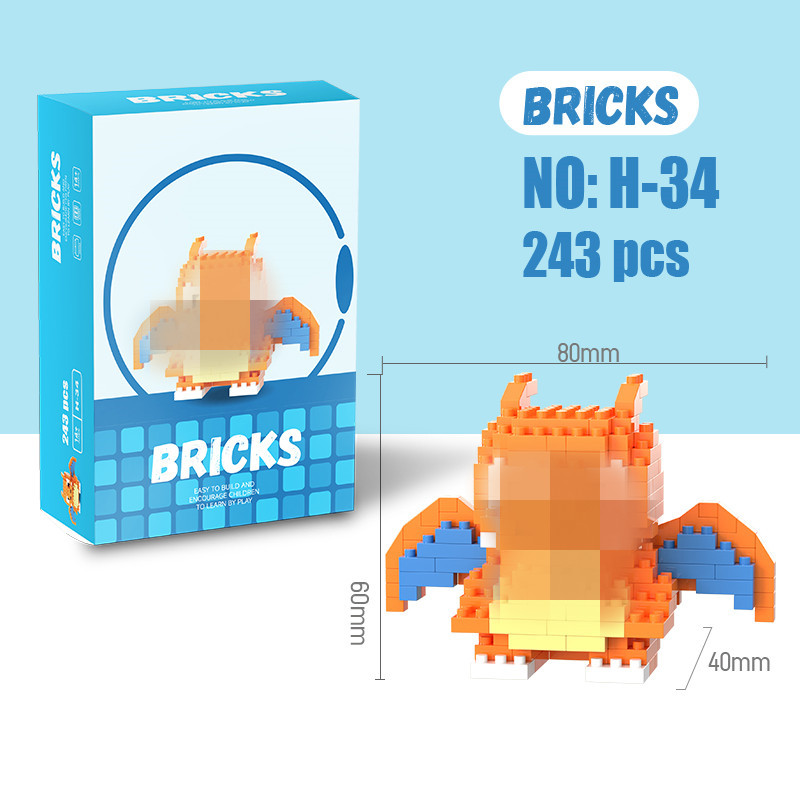Animation IP micropartículas bloques de construcción rompecabezas piezas de regalo de juguetes DIY bloques de construcción mayoristas nacionales