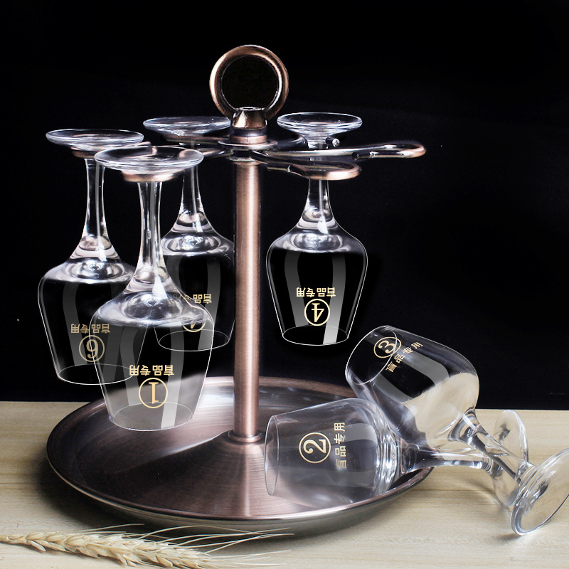 50ml白酒品酒杯透明带标白酒杯商用展会品鉴杯郁金香酒杯玻璃杯