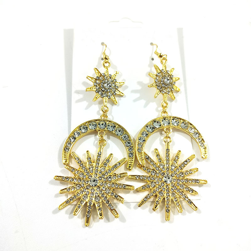 Nueva Lolita Luna Virgen halo pendientes diadema estilo europeo y americano moda aleación diadema accesorios para el cabello joyería al por mayor