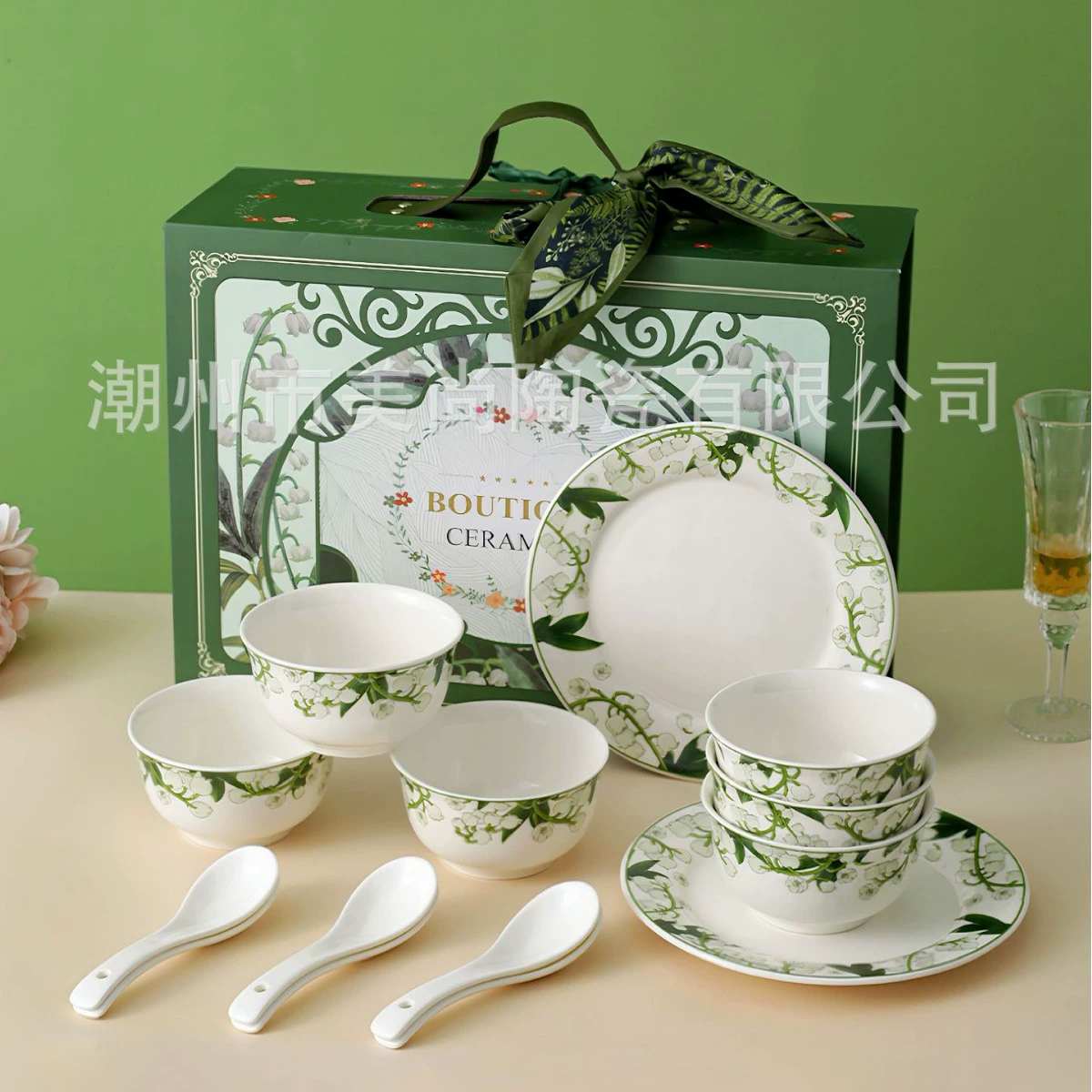Ceramic tableware, set, gift box, wholesale, Birthday gift