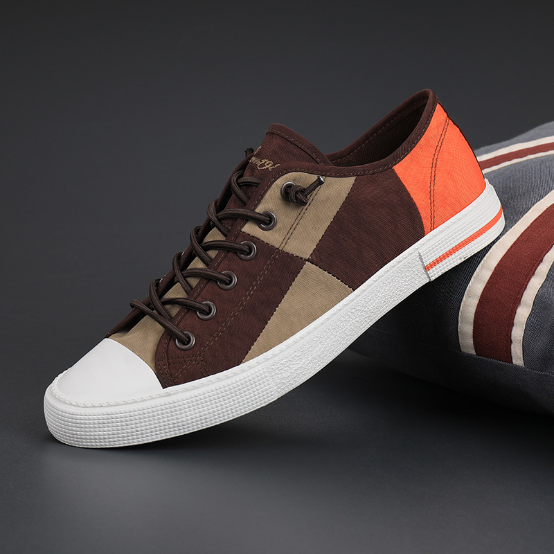 Canvas Shoes Trend 2020 New Men's Low-To...