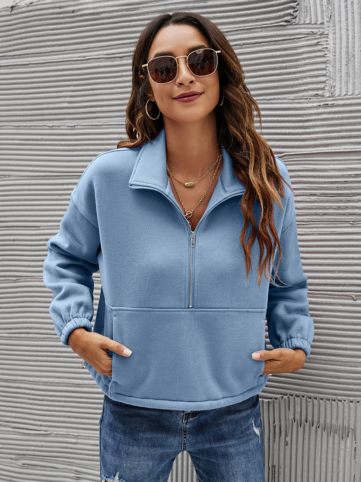 Maglione invernale da donna 2023, pullover spesso e morbido, casual, ampio_voghion.com