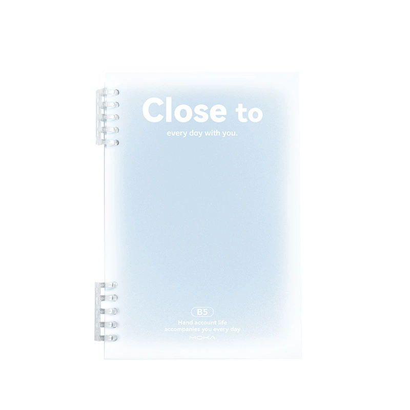 Removable Notebook (MOKA) A5/B5, Tear-Off Lined Pages, Pastel Blush Covers