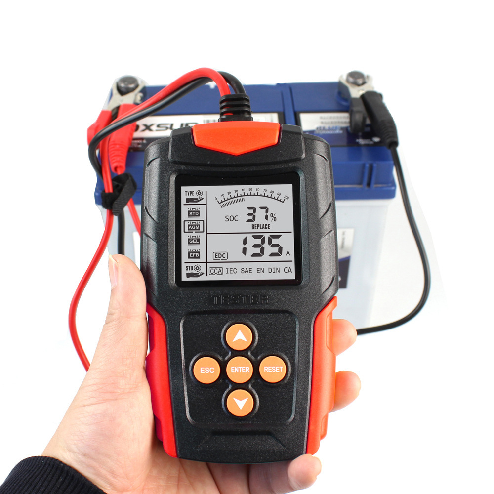 Detector de baterías de plomo - ácido 12V24V probador de baterías CCA medidor de resistencia interna analizador de baterías de automóviles