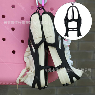 Cross-border e-commerce breathable hollow easy to carry not dirty bag sneakers storage wholesale spot silicone storage shoes hanging