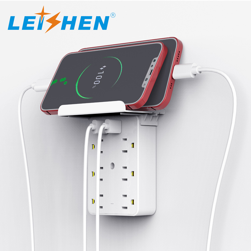 亚马逊畅销爆款美式带手机支架 直插美规充电器   新款推荐