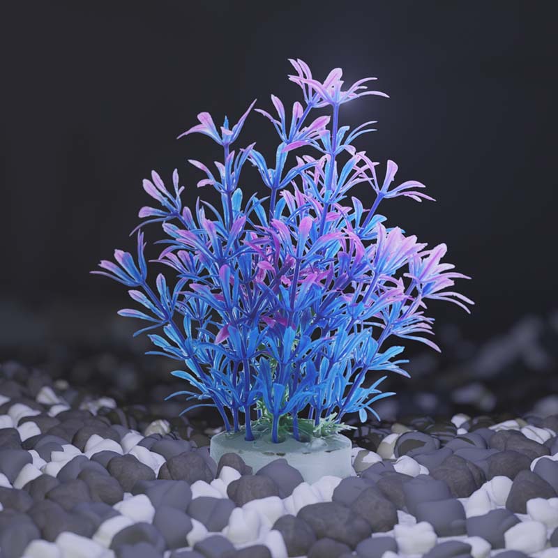 Suministros de flores falsas Simulación de plantas acuáticas Venta al por mayor Especial transfronterizo Simulación de pilas de plantas acuáticas Hierba plástica de 10cm Flores decorativas Carpas herbívora