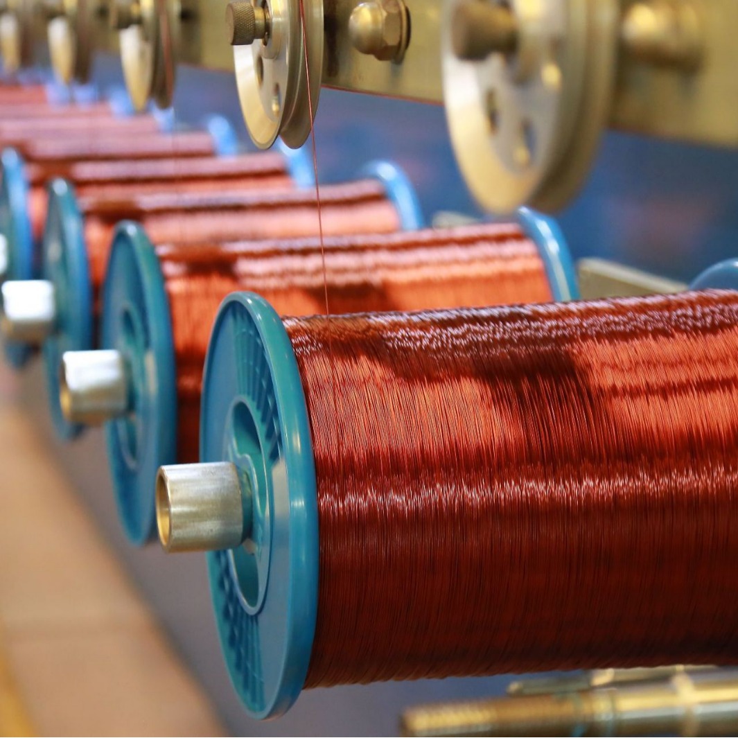 东莞销售聚酯亚胺 0.51-2.5mm 180级高温漆包铜圆线（EIW）