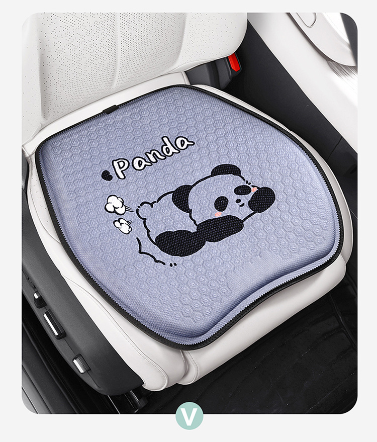 New Cartoon Gel Car Seat Cushion Fat Mat Office Breathable Cool Mat Home and Car Universal Silicone Honeycomb Cushion