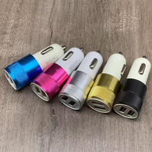 小鋼炮車載充電器汽車車充點煙器雙usb車用手機快充充電器批發零