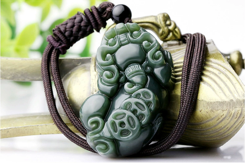Organic pendant jade, Birthday gift