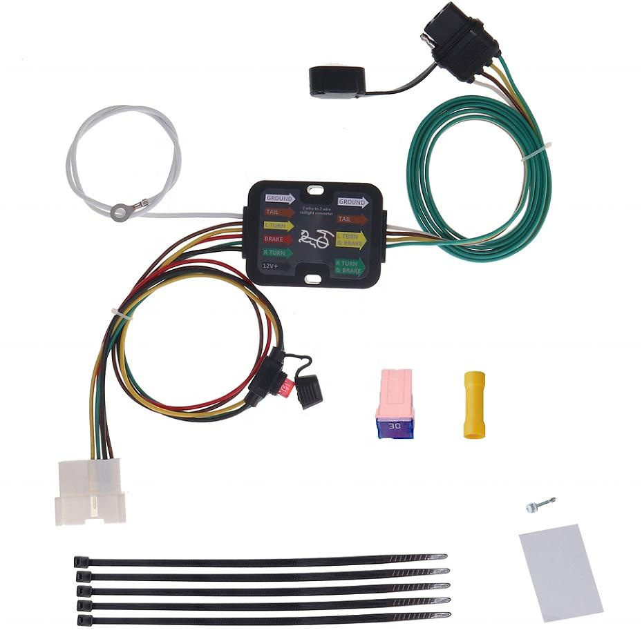 4针拖车线束，用于2016-2023 H-onda Pilot & 2019-23车辆