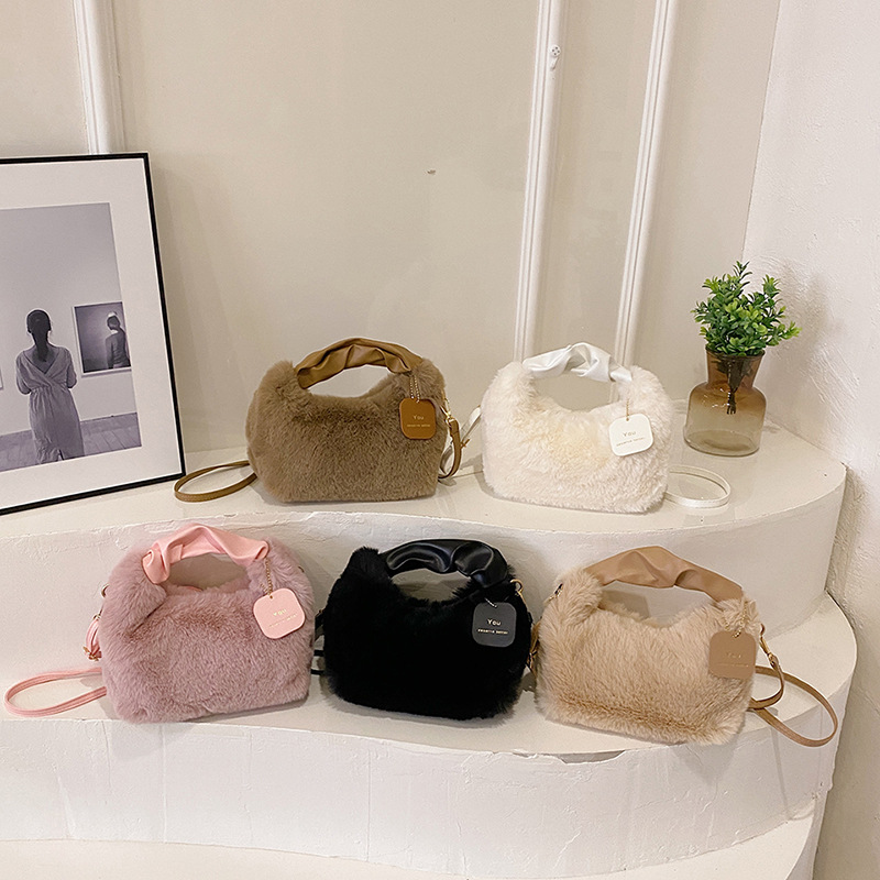 2023 Autumn/Winter Versatile Simple Solid Color Single Room Crossbody Bag Women's Fashion_voghion.com