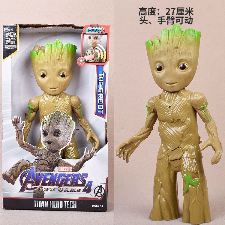 クロスボーダー子供男の子アベンジャーズアイアンスパイダーマンヴェノムブラックパンサーサノスフィギュアライトオーナメントおもちゃ|undefined