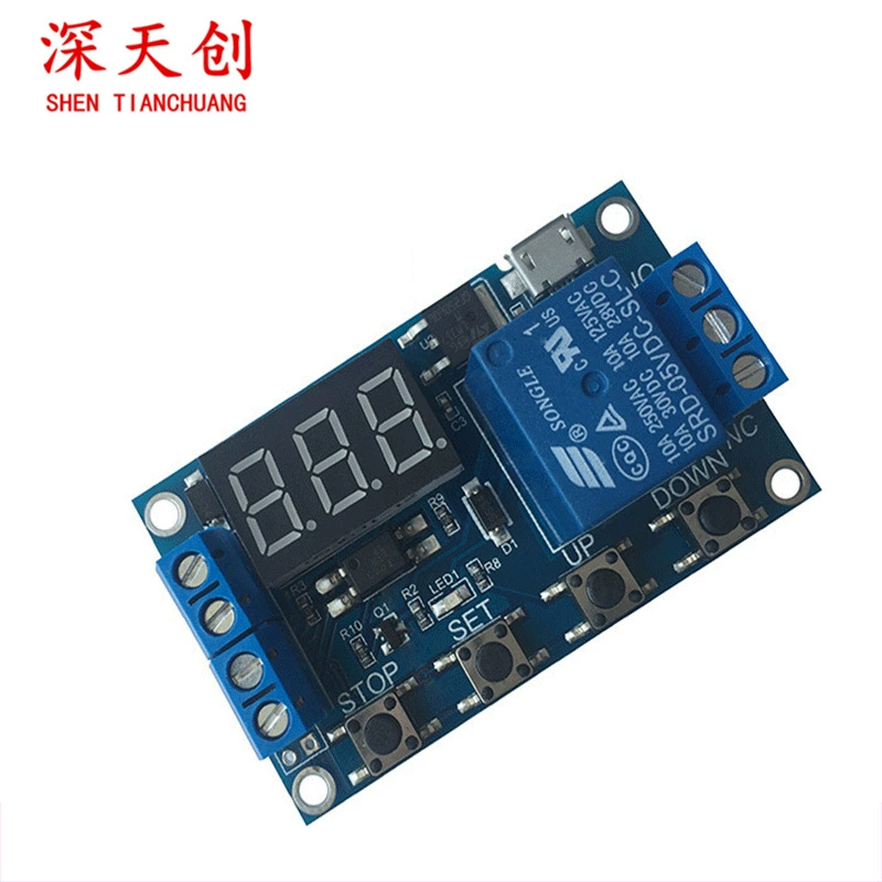 Всюду релейный модуль задержки отключения питания отключения триггера задержки цикла переключателя цепи синхронизации