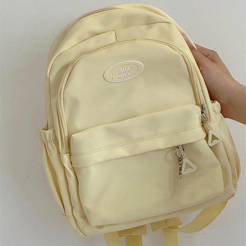 Japanese ins style soft girl cute girl backpack small size College student lightweight mummy bag backpack small schoolbag female Japanese ins style soft girl cute girl backpack small size College student lightweight mummy bag backpack small schoolbag female