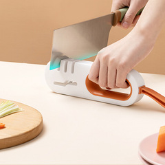 Household quick sharpening vegetable knife scissors fruit knife sharpening tool sharpener scissors four-in-one multi-functional sharpening stone