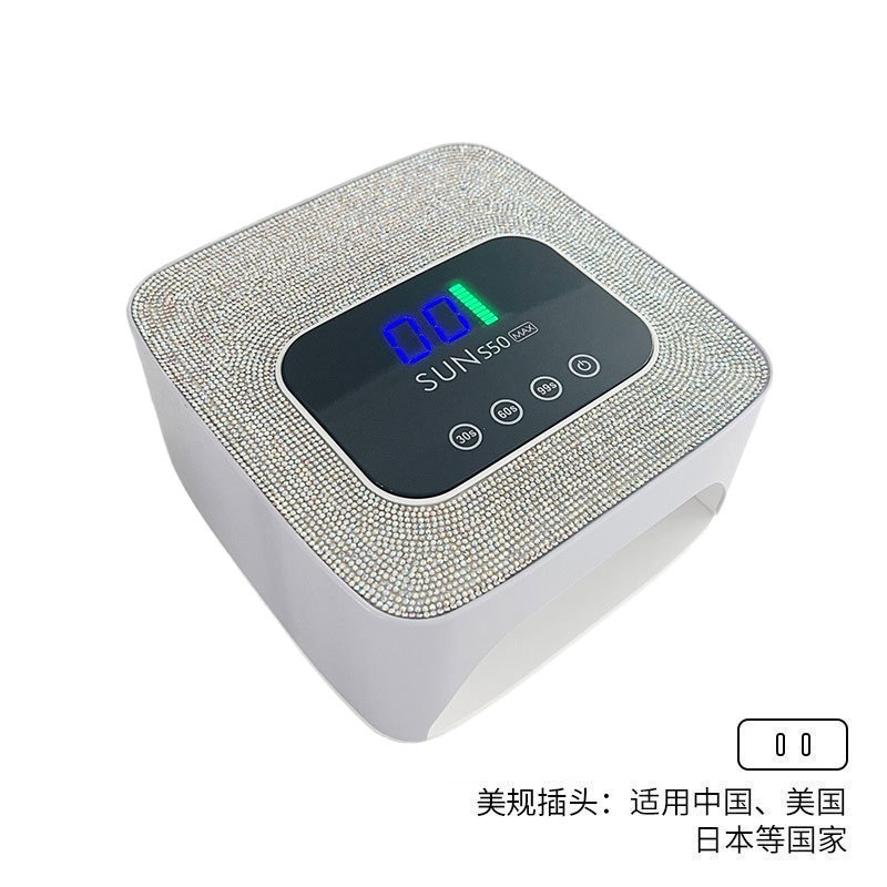 Lámpara de manicura transfronteriza 280W de alta potencia de manicura luz de terapia de almacenamiento de 57 LED pegamento de manicura lámpara de horneado de diamante manicura