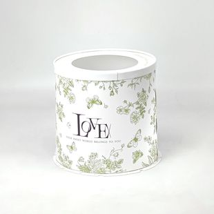 2024 source factory 8/10/12 inch green garden small fresh round window cake box
