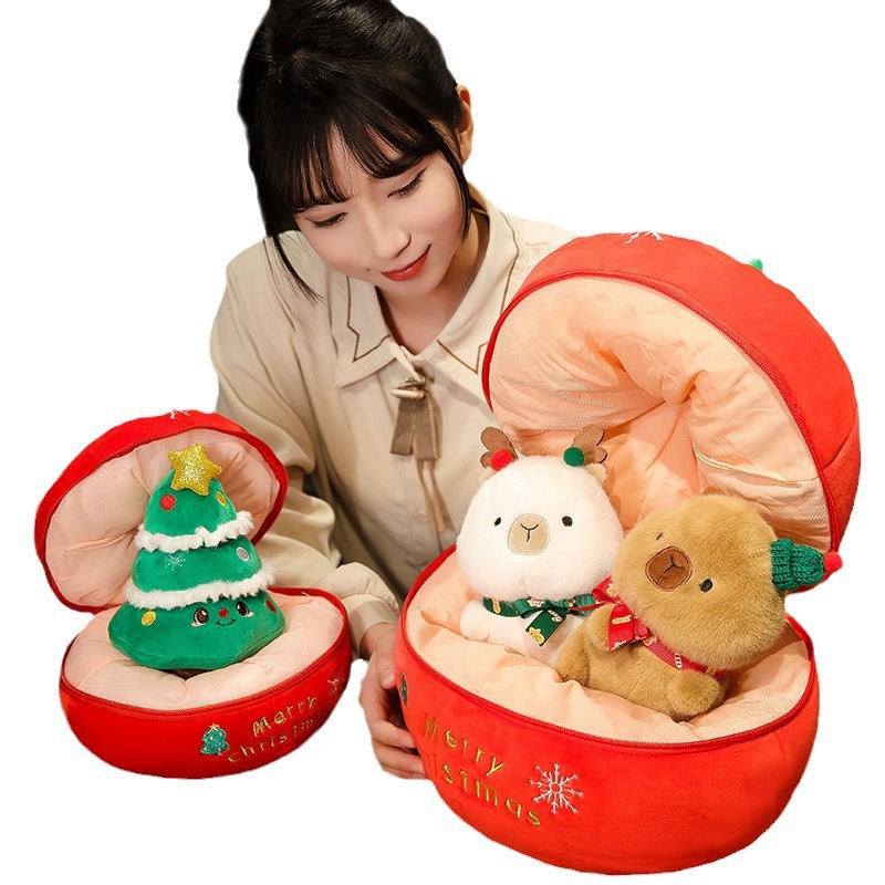 Activity Dolls Santa Elk Christmas Dolls Gifts Dolls Plush Toys_voghion.com