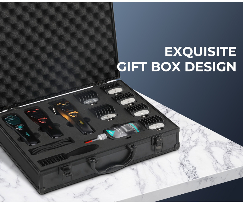 Professional Electric Hair Clipper With Digital Display Speed_voghion.com