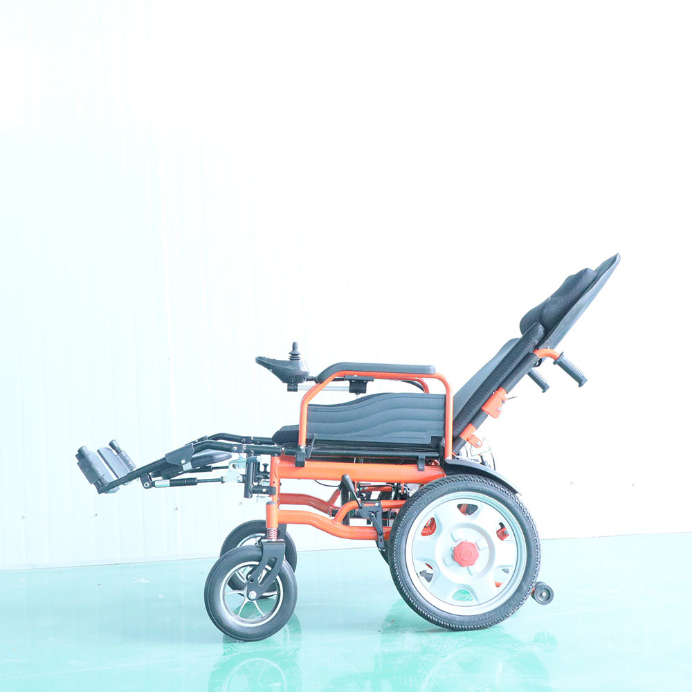 Reclining Electric Wheelchair, Intelligent Fully Automatic Folding Electric Wheelchair for the Elderly and Disabled, Mobility Scooter for the Elderly