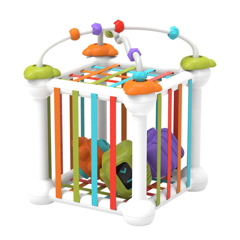 Rainbow constructor for baby, appeases geometric Rubik's cube, cognitive toy, early education, color perception