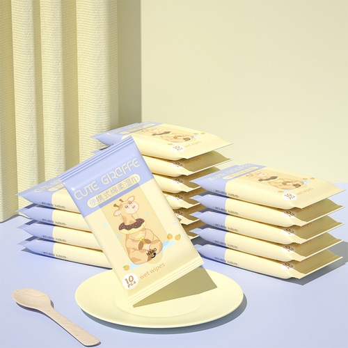 10 pumps baby wipes special wholesale hand and mouth packet mini newborn baby and children cleaning wet wipes factory