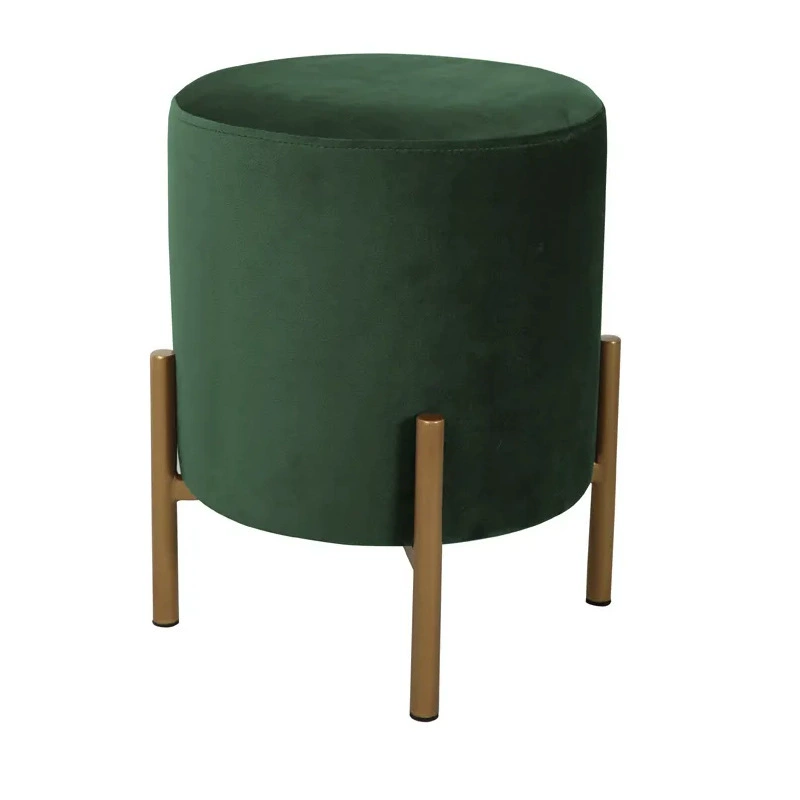 Пользовательский журнальный столик для гостиной Маленький табурет Бытовой низкий табурет Диван-стул Маленький круглый табурет Маленькая скамья Обувь Табурет Легкий роскошный табурет для смены обуви