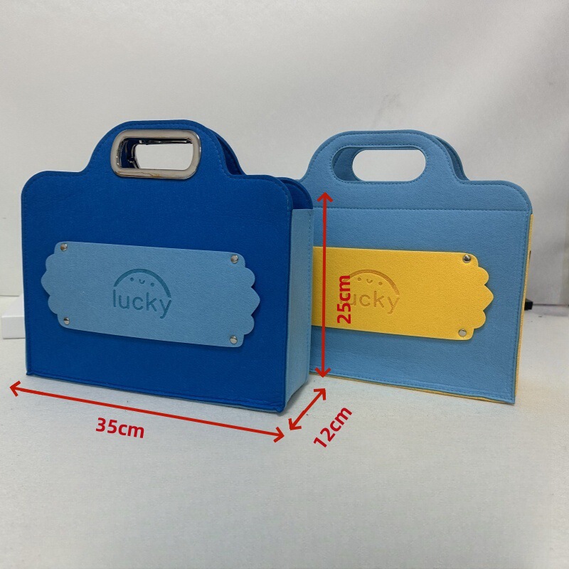 Enterprise Dragon Boat Festival Thickened Felt Handbag Wool Sticky Bag Shopping Mall Clothing Tote Bag Car Exhibition Gift Bag Customization Enterprise Dragon Boat Festival Thickened Felt Handbag Wool Sticky Bag Shopping Mall Clothing Tote Bag Car Exhibition Gift Bag Customization