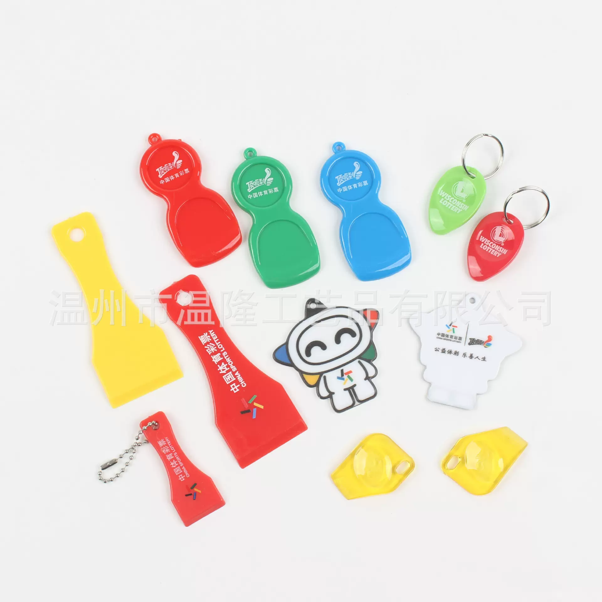 塑料彩票刮刀加工体育彩票刮刮铲产品颜色按要求福利彩票刮片