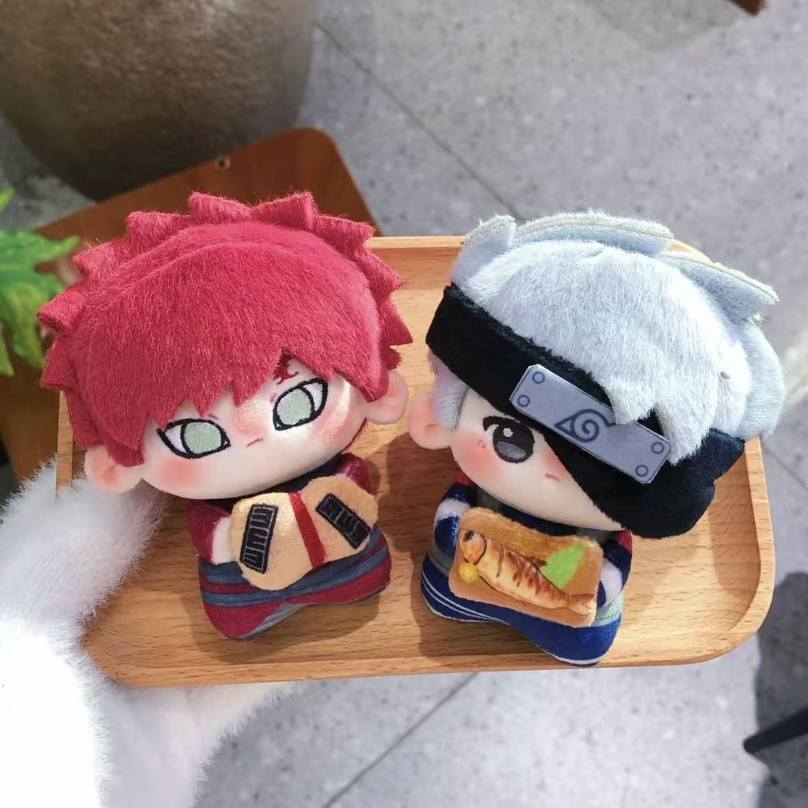 Cute Hug-able Uchiha plush toy, Gaara magnetic fan art plush toy, Kakashi