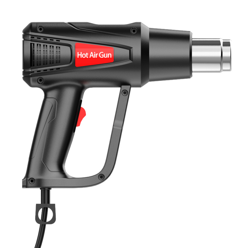 Fuente de fábrica de 2000W pistolas de aire caliente domésticas comerciales de película de cocción térmica pistolas de aire caliente industriales de dos velocidades