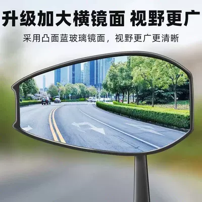 Carbon Fiber Pattern Aos4 Rearview: Motorcycle rearview mirror