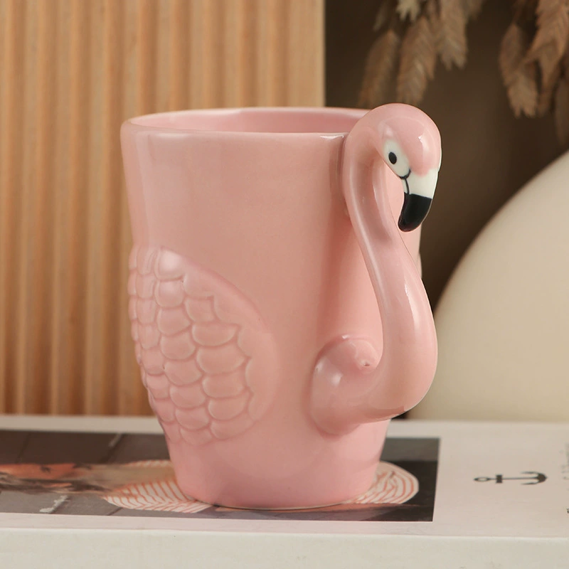 Firebird -shaped Mark Cup 3D three -dimensional sensory bird ceramic cup Creative firebird bone porcelain cup coffee cup