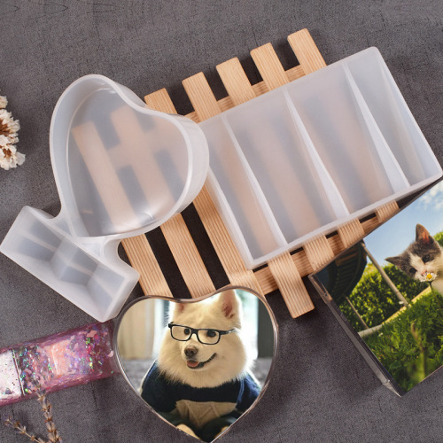 17 types of silicone photo frame molds for hand-made home photo frames, office photo stands, public ornaments, and table silicone molds