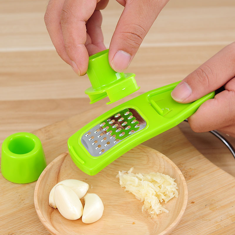 T herramientas de cocina creativas de molienda doméstica herramientas de cocina al por mayor multifuncional herramienta de molienda manual prensadora de ajo