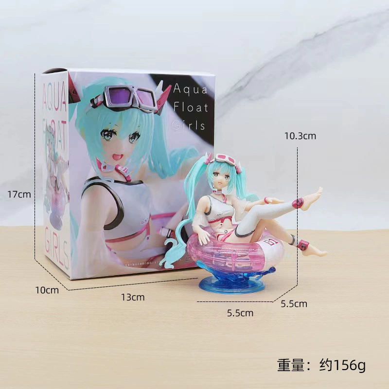 Высококачественная версия куклы Hatsune Hatsune PVC Cherry Blossom Miku Doll Two -dimensional Beauty Peripheral Chassis Side