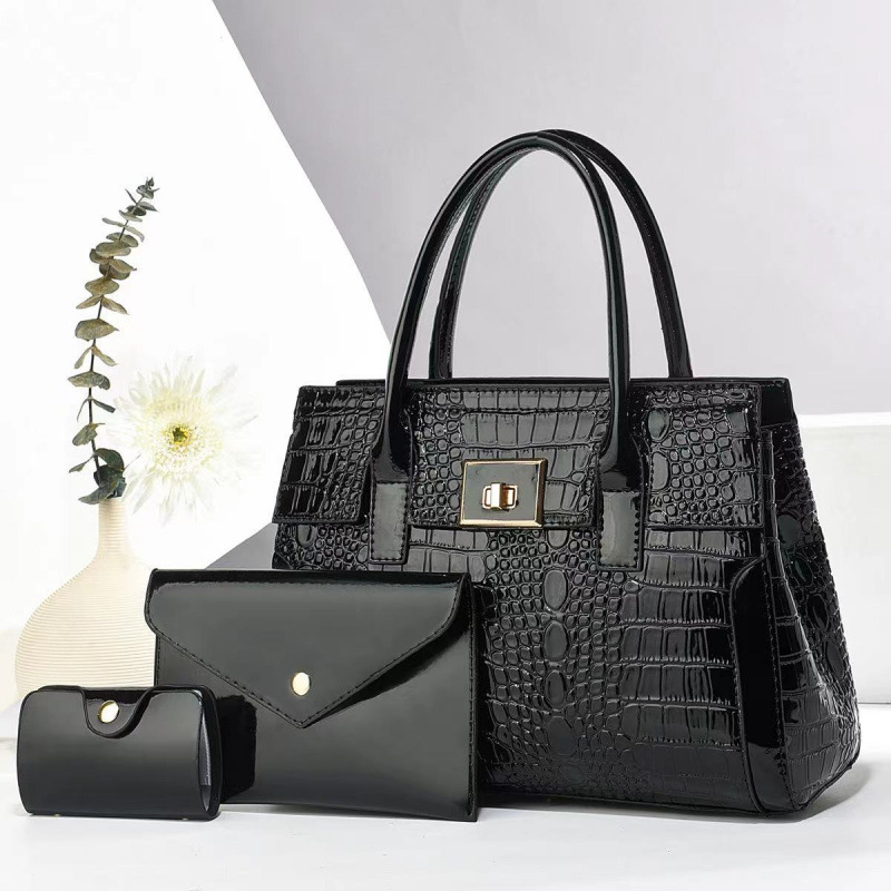 Bolsas de tres piezas para niños y madres 2025 bolsas de mano casuales atmósfera versátil de moda de hombro nuevo bolsos mochilas