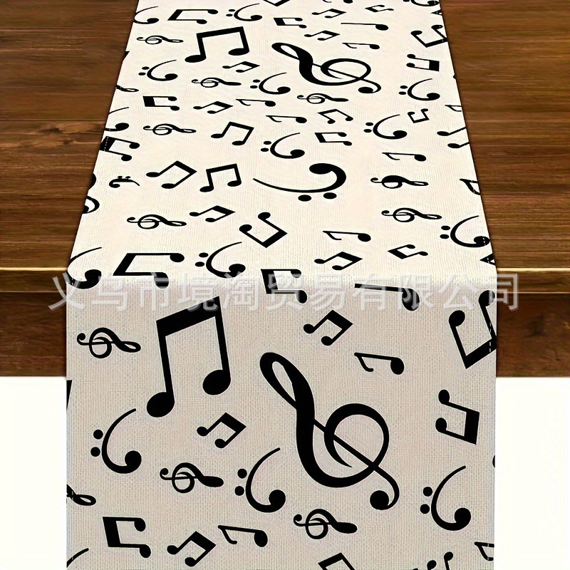 Bandera de mesa de rayas geométricas de lino de Amazon moderna y simple mantel a cuadros en blanco y negro almohadilla de mesa para el hogar image 56