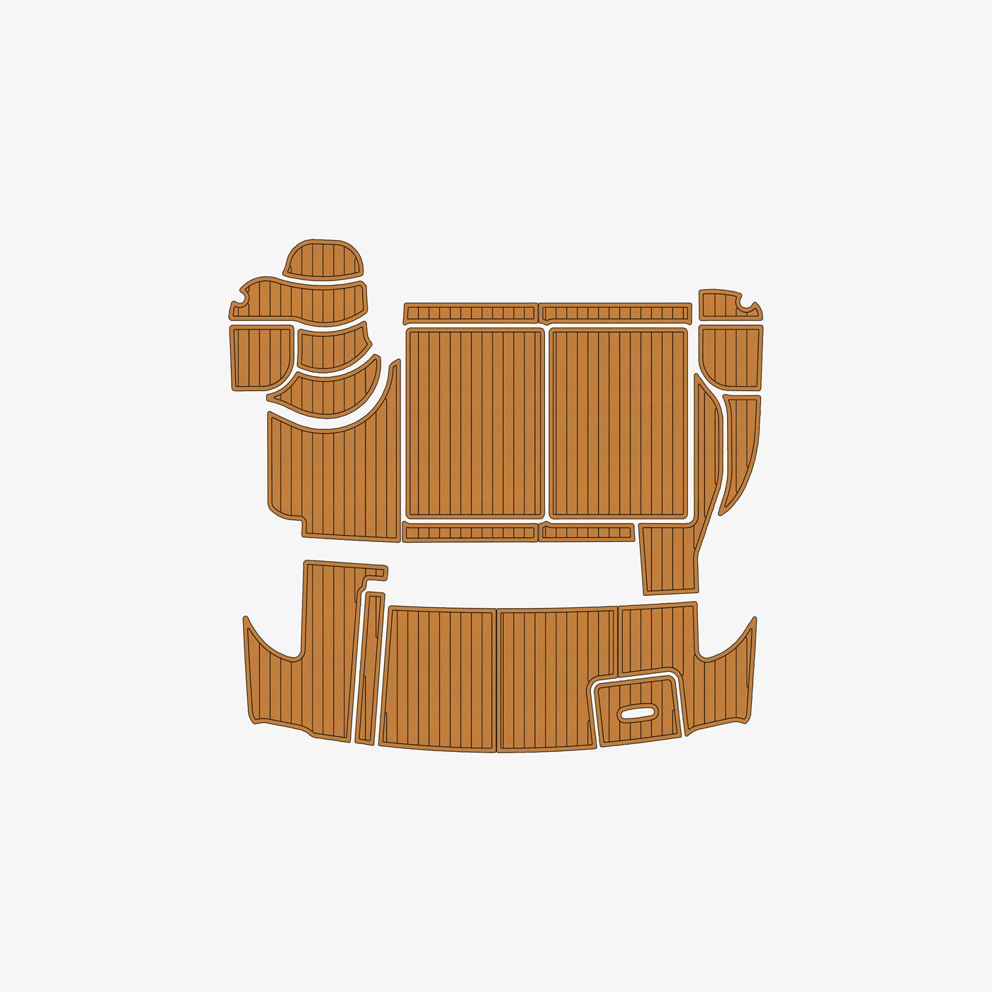 2010 Meridian 469  Faux EVA teak Marine Foam mat Floor