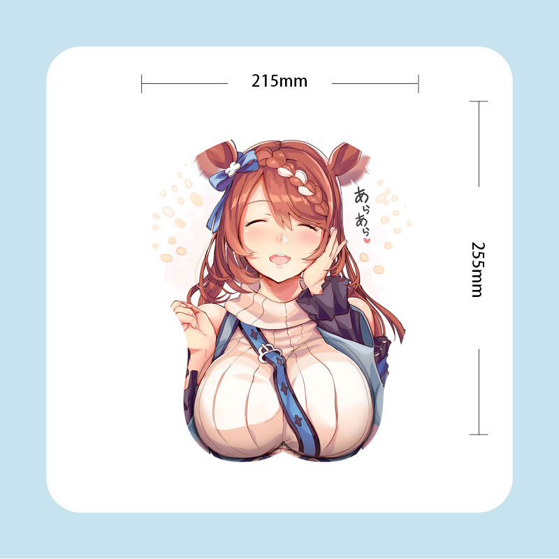 G05 dibujos animados anime sexy belleza pulsera alfombrilla de ratón 3D almohadilla de ratón de silicona almohadilla de muñeca fábrica al por mayor