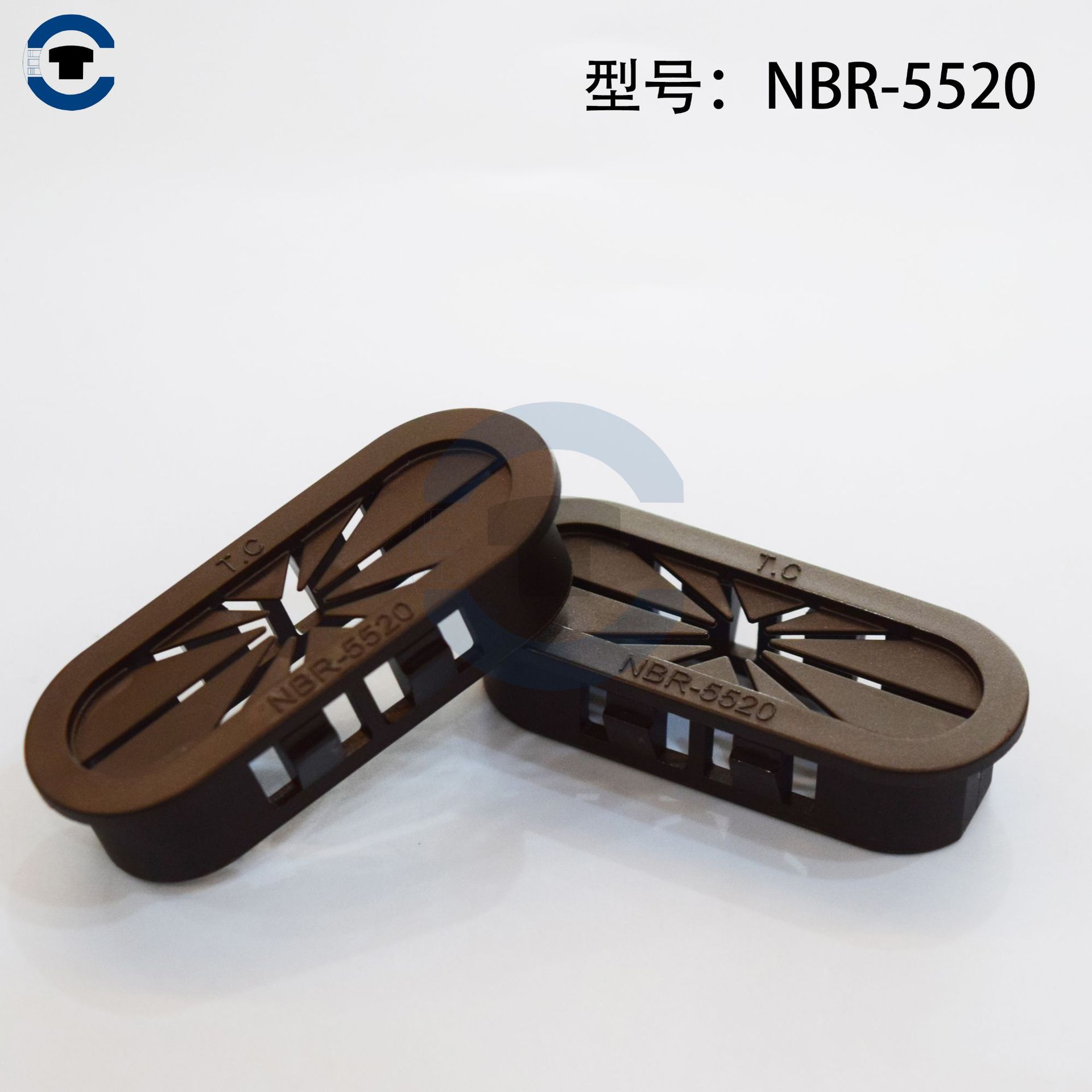 NBR-5520 光储能逆变器、AI电源出口专用椭圆型花瓣护线环
